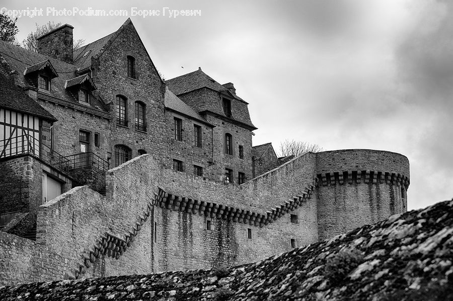 Architecture, Castle, Fort, Building, Cottage, Housing, Brick