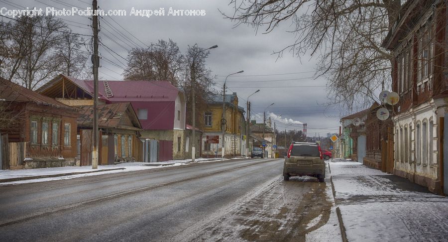 Road, Street, Town, Alley, Alleyway, Building, Downtown