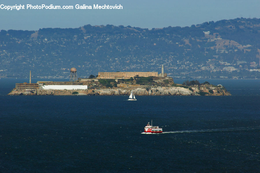 Ferry, Freighter, Ship, Tanker, Vessel, Coast, Outdoors