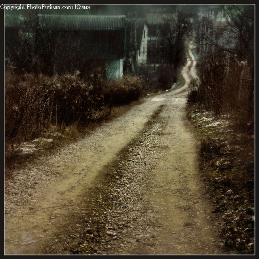 Dirt Road, Gravel, Road