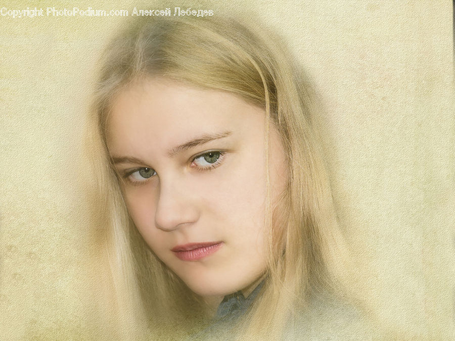 Human, People, Person, Blonde, Female, Woman, Head