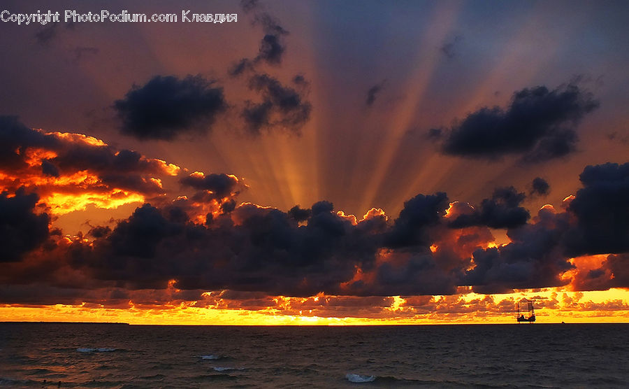 Fire, Dusk, Outdoors, Sky, Sunlight, Sunrise, Sunset
