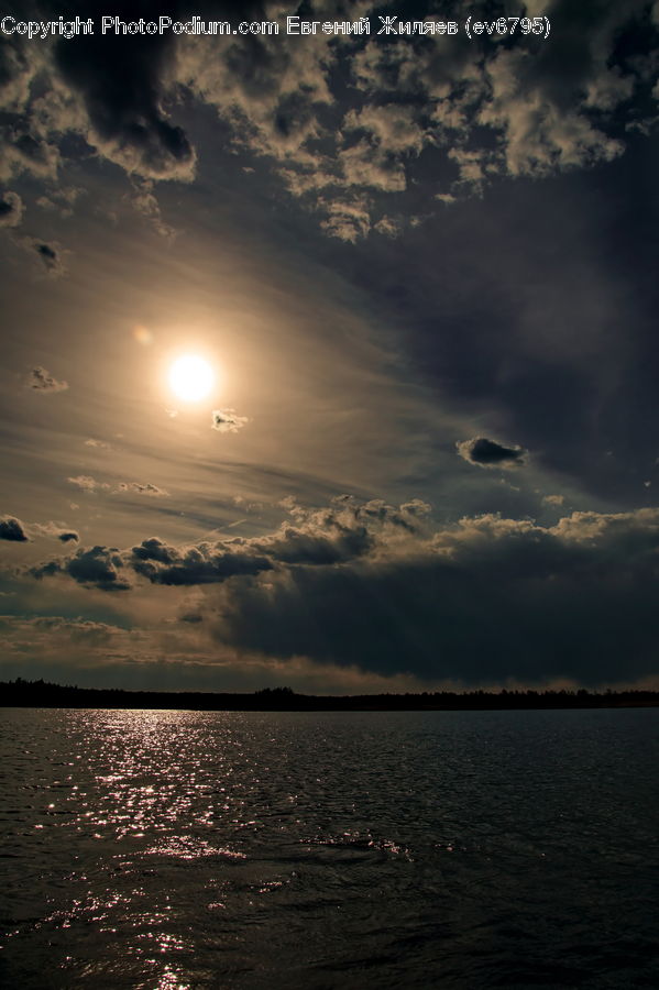 Azure Sky, Cloud, Outdoors, Sky, Cumulus, Sea, Water