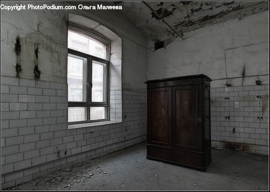 Fireplace, Hearth, Fence, Wall, Brick, Corridor, Pavement