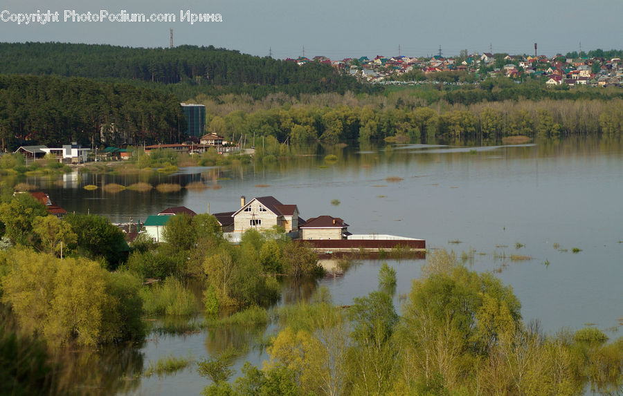 Building, Cottage, Housing, Outdoors, Pond, Water, Countryside