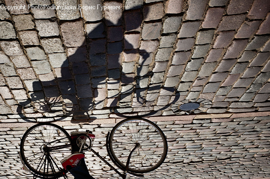 People, Person, Human, Brick, Bicycle, Bike, Vehicle