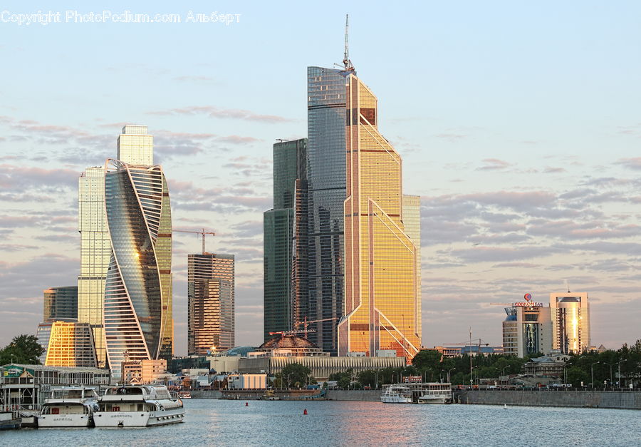 Building, City, High Rise, Downtown, Metropolis, Urban, Office Building