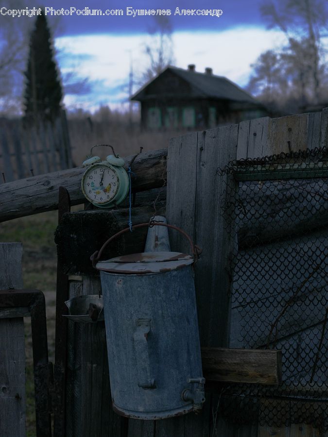 Bench, Tomb, Can, Milk Can, Compass