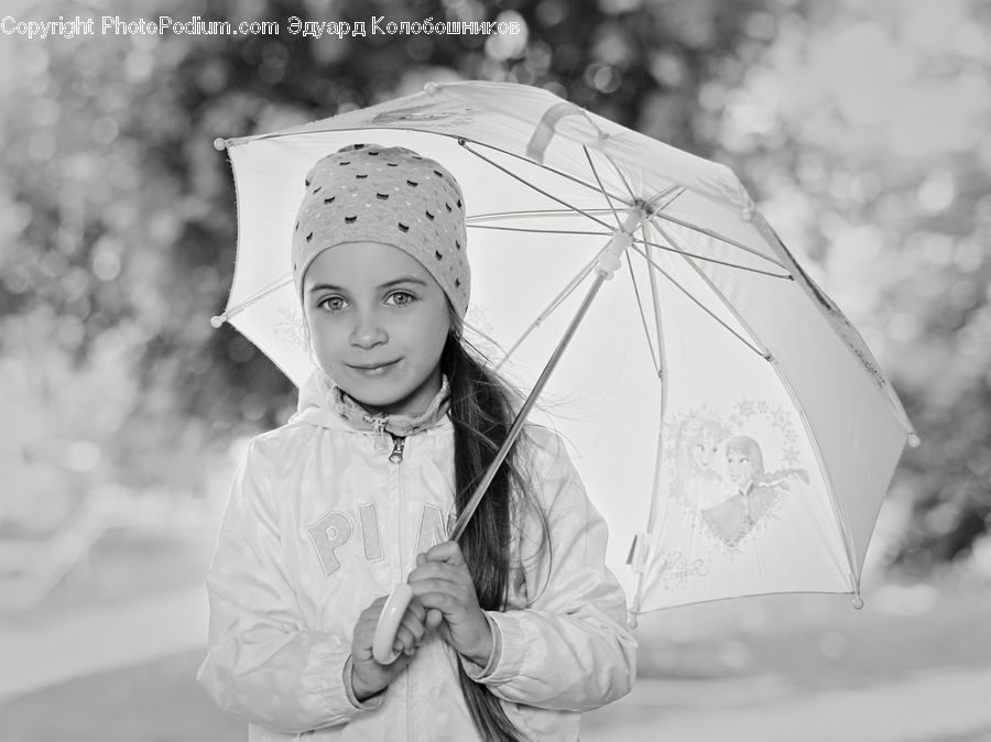 Umbrella, People, Person, Human, Portrait