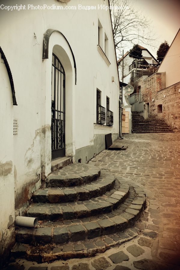 Cobblestone, Pavement, Walkway, Flagstone, Alley, Alleyway, Road