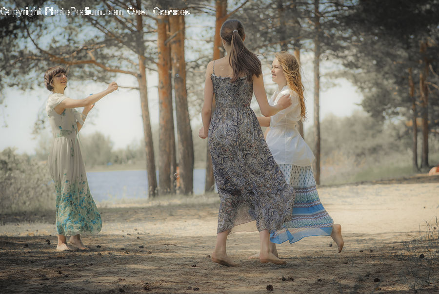 People, Person, Human, Clothing, Dress, Robe, Lace