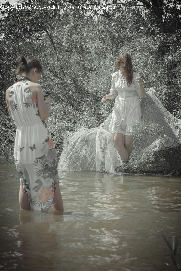 People, Person, Human, Blonde, Female, Woman, Water