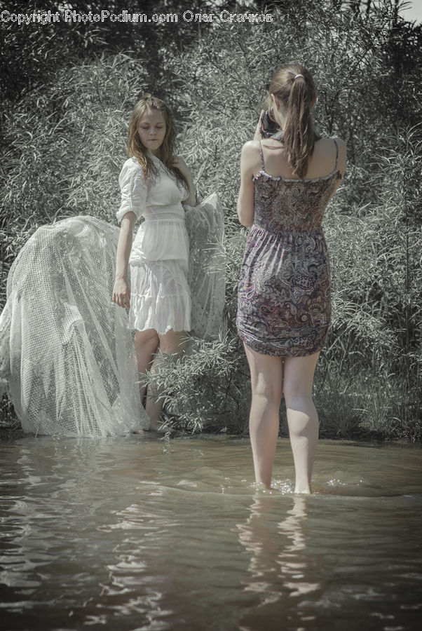 People, Person, Human, Female, Back, Corset, Clothing