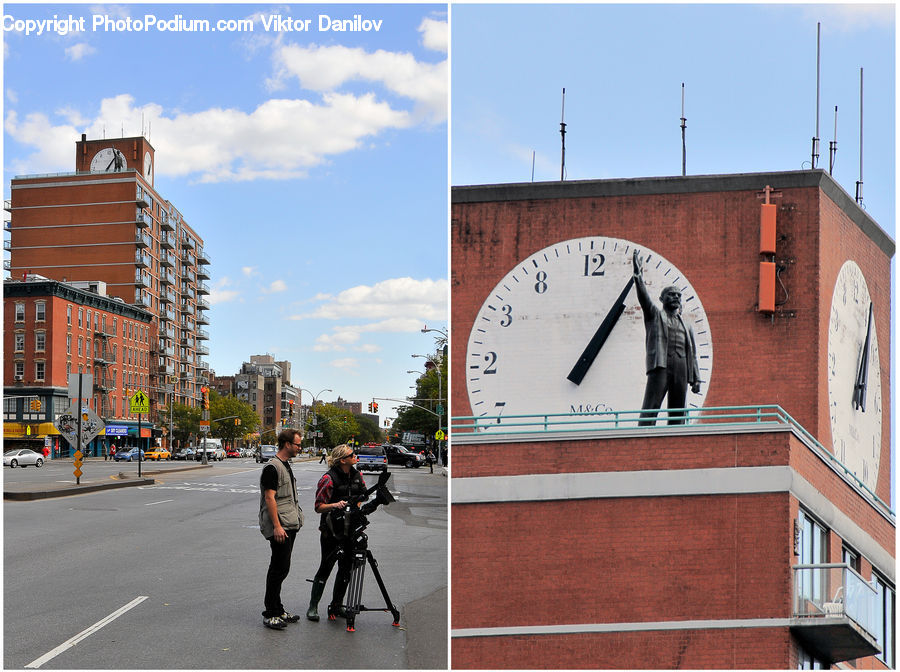 Architecture, Bell Tower, Clock Tower, Tower, Asphalt, Tarmac, Downtown