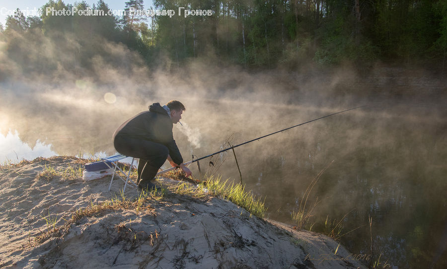 Bbq, Food, Fishing, Dirt Road, Gravel, Road, Leisure Activities