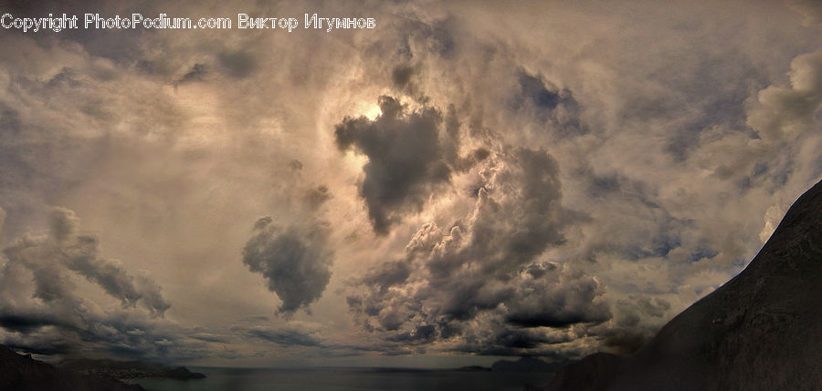 Azure Sky, Cloud, Outdoors, Sky, Cumulus, Landscape, Nature