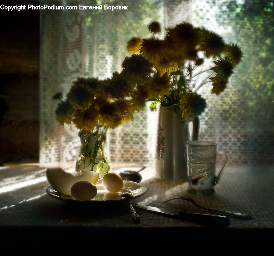 Glass, Goblet, Dining Table, Furniture, Table, Dining Room, Indoors