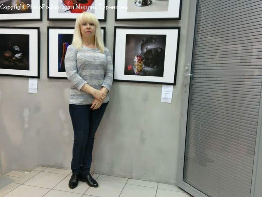 Human, People, Person, Blonde, Female, Woman, Monitor