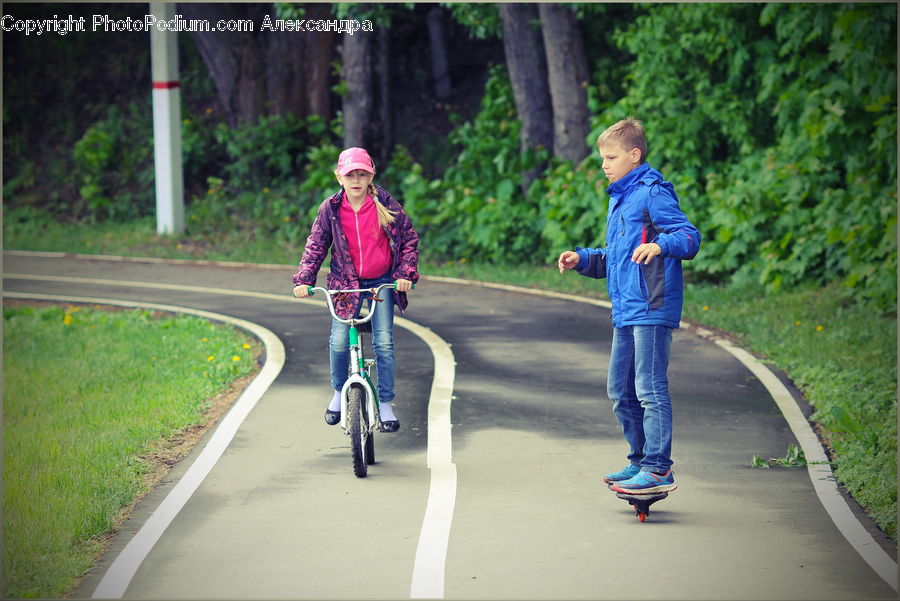 Human, People, Person, Tricycle, Vehicle, Bicycle, Bike