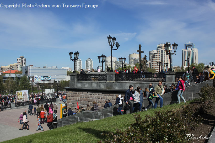 People, Person, Human, Crowd, City, Downtown, Architecture