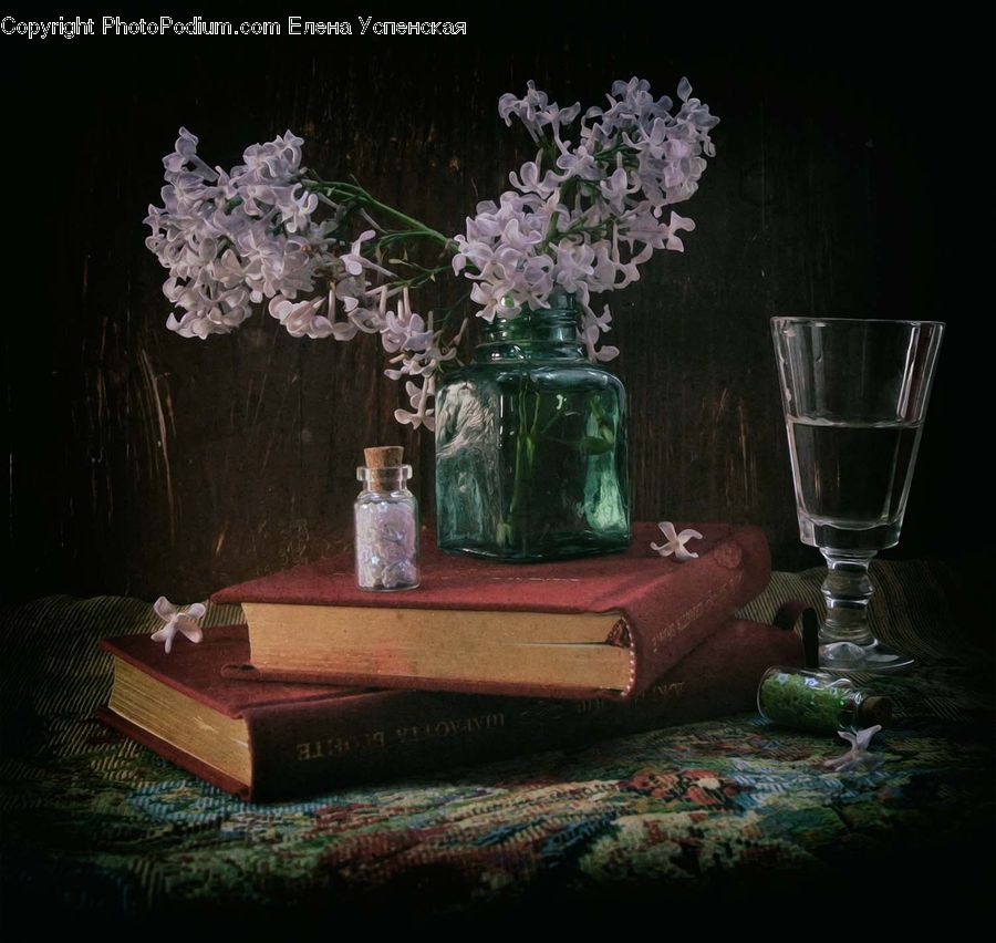 Plant, Potted Plant, Beverage, Drink, Glass, Jar, Porcelain
