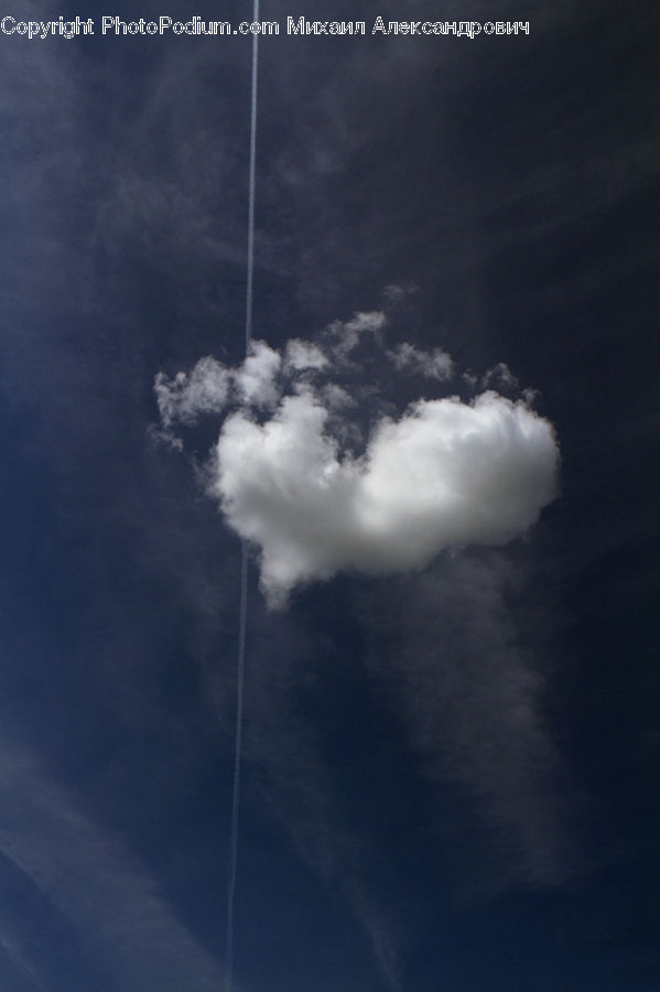 Cloud, Cumulus, Sky, Azure Sky, Outdoors, Power Plant