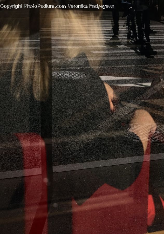 Asphalt, Tarmac, Intersection, Road, Art, Modern Art, Carpet