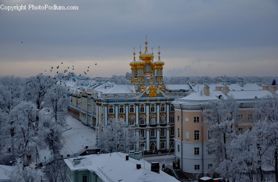 Blizzard, Outdoors, Snow, Weather, Winter, Architecture, Dome