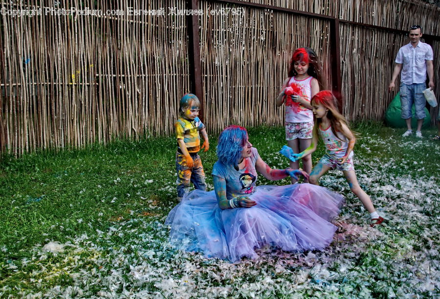 Human, People, Person, Backyard, Yard, Female, Carnival
