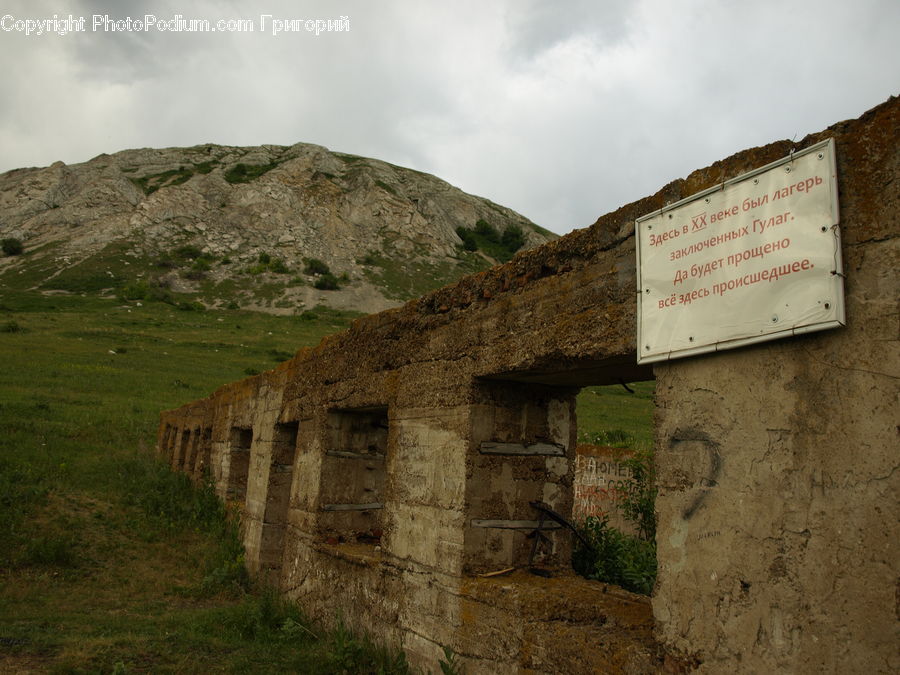 Bunker, Architecture, Housing, Monastery, Castle, Fort, Building
