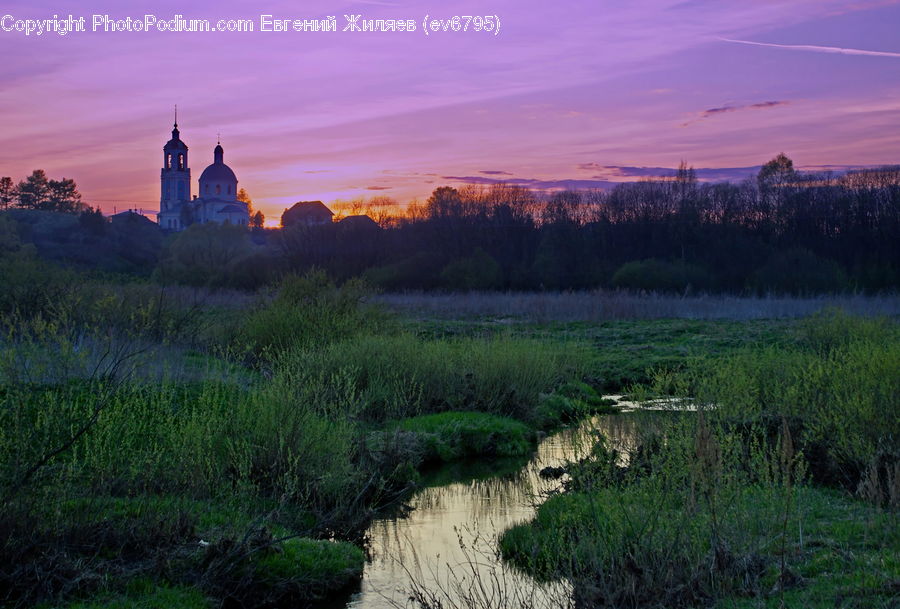 Architecture, Church, Worship, Dawn, Dusk, Sky, Sunrise