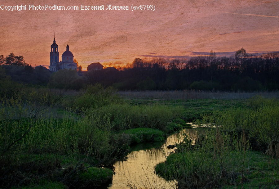 Architecture, Church, Worship, Dawn, Dusk, Sky, Sunrise