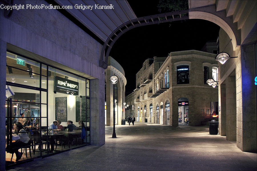 Cafe, Cafeteria, Food Court, Patio, Corridor, Restaurant, Building