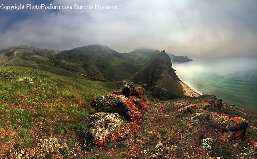 Coast, Outdoors, Sea, Water, Cliff, Promontory, Plateau