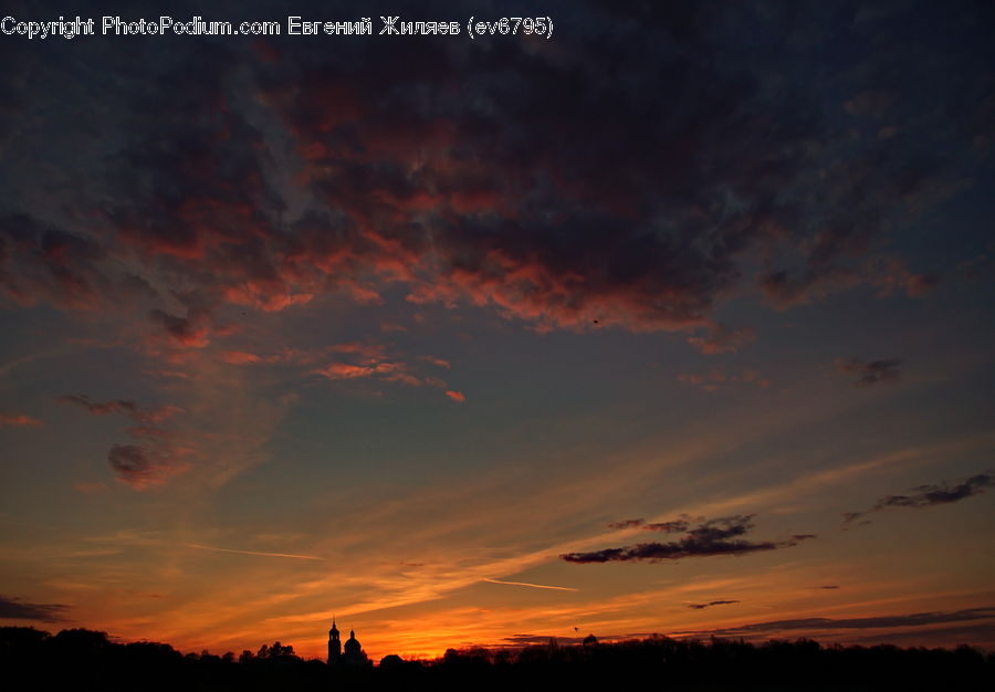 Dawn, Dusk, Red Sky, Sky, Sunrise, Sunset