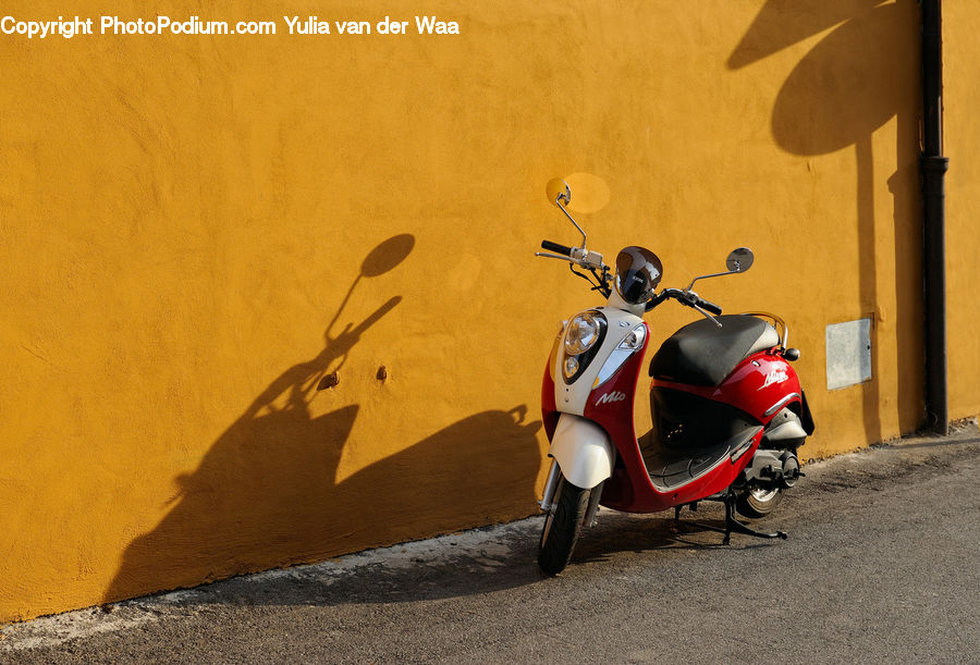Scooter, Vehicle, Motor, Motorcycle, Motor Scooter, Vespa, Moped