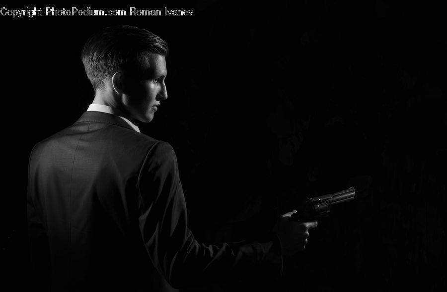 Human, People, Person, Gun, Handgun, Weapon, Portrait