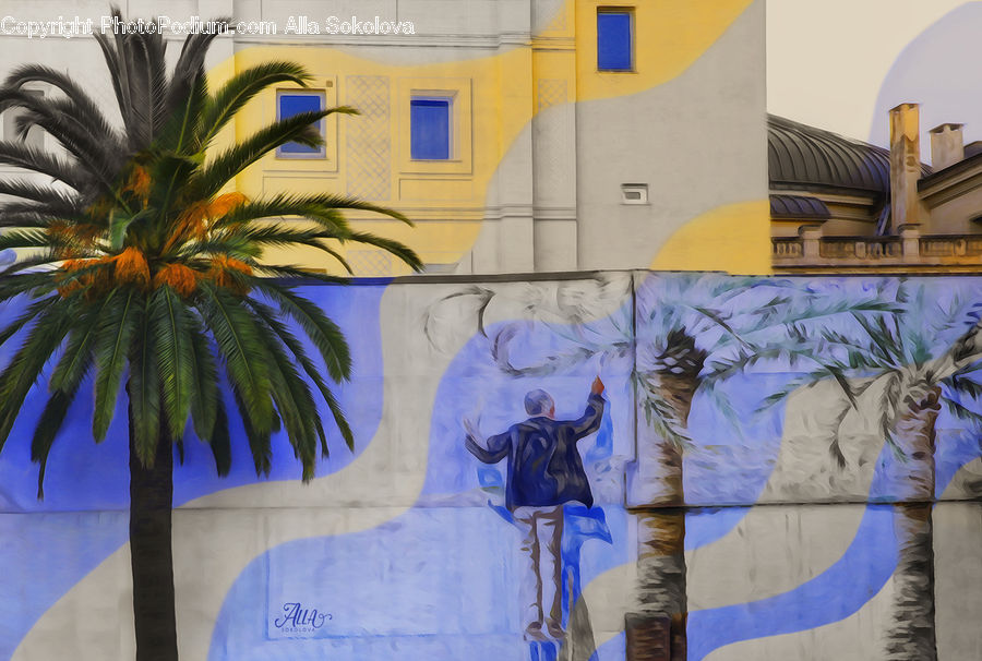Art, Graffiti, Mural, Wall, Painting, Paper, Collage