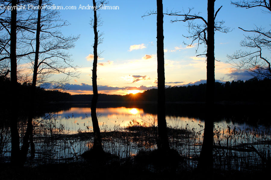 Dusk, Outdoors, Sky, Sunlight, Sunrise, Sunset, Land