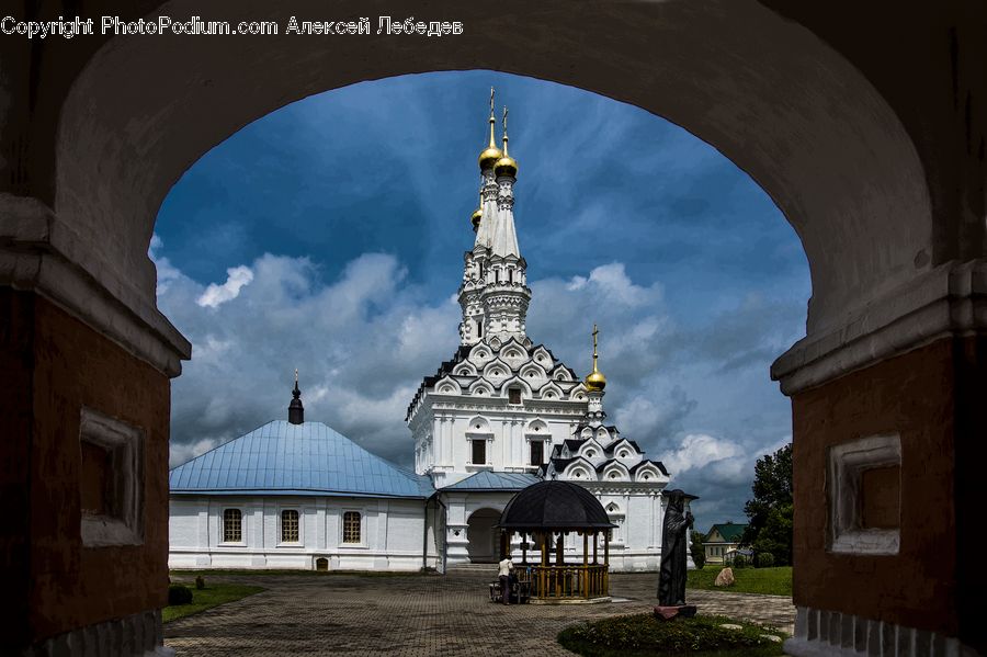 Arch, Architecture, Bell Tower, Clock Tower, Tower, Housing, Monastery