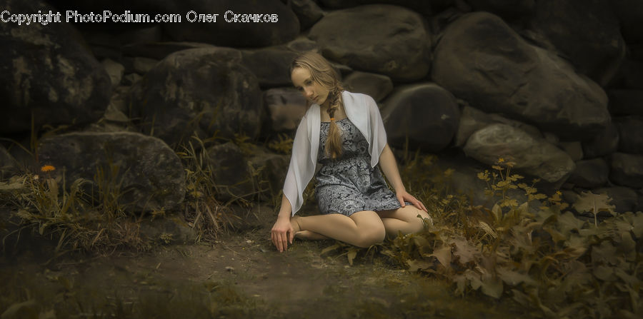 People, Person, Human, Asleep, Blonde, Female, Woman