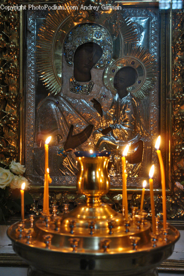 Buddha, Person, Shrine, Temple, Bling, Light Fixture, Head
