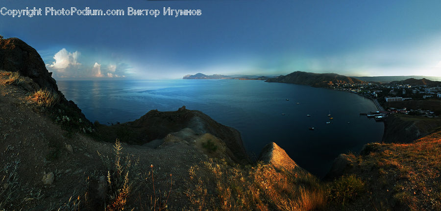 Coast, Outdoors, Sea, Water, Dawn, Dusk, Sky