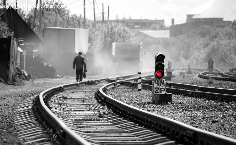 Rail, Train Track, Train, Vehicle, Locomotive, Transportation