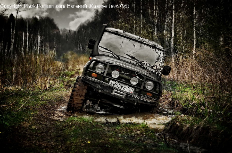 Automobile, Car, Offroad, Soil, Dirt Road, Gravel, Road