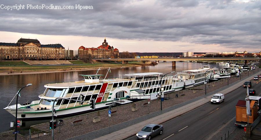 Cruise Ship, Ferry, Freighter, Ship, Tanker, Vessel, Boat