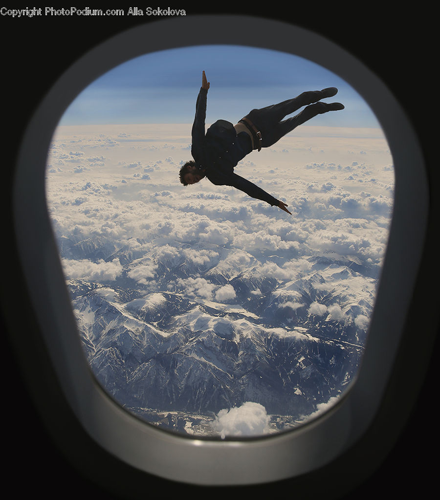 Hole, Porthole, Window, Aircraft, Airplane, Bomber, Warplane