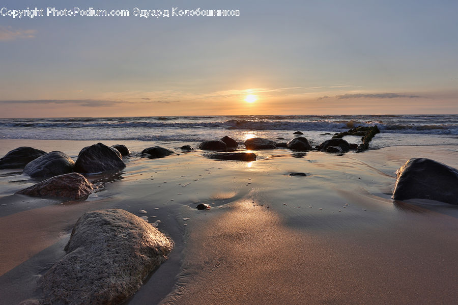 Beach, Coast, Outdoors, Sea, Water, Sand, Soil