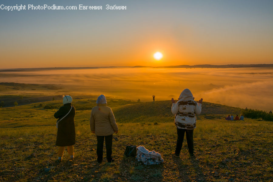 Human, People, Person, Trash, Field, Grass, Grassland