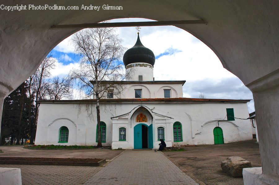 Architecture, Bell Tower, Clock Tower, Tower, Fence, Wall, Dome